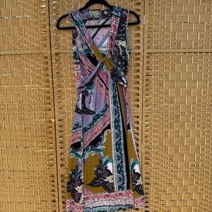 Etro Multicolor Sleeveless Mid-Length Dress Women’s Size 42